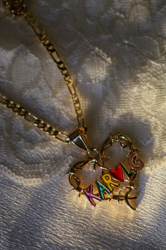Karol g heart necklace
