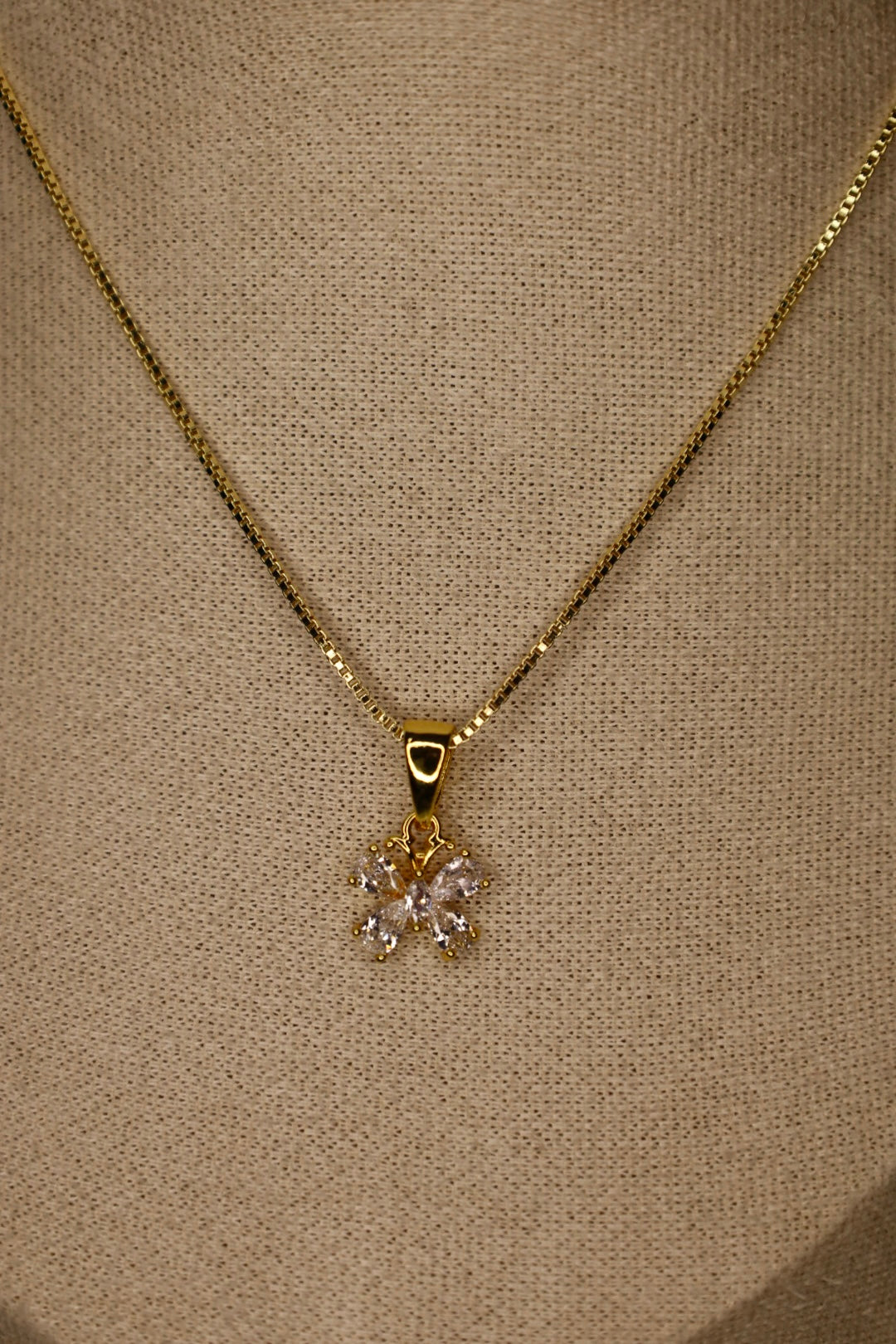 Dainty Vienna butterfly necklace