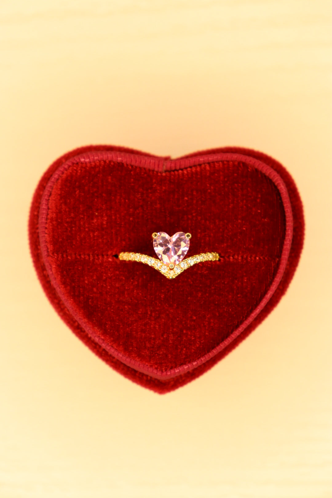 Princess heart ring