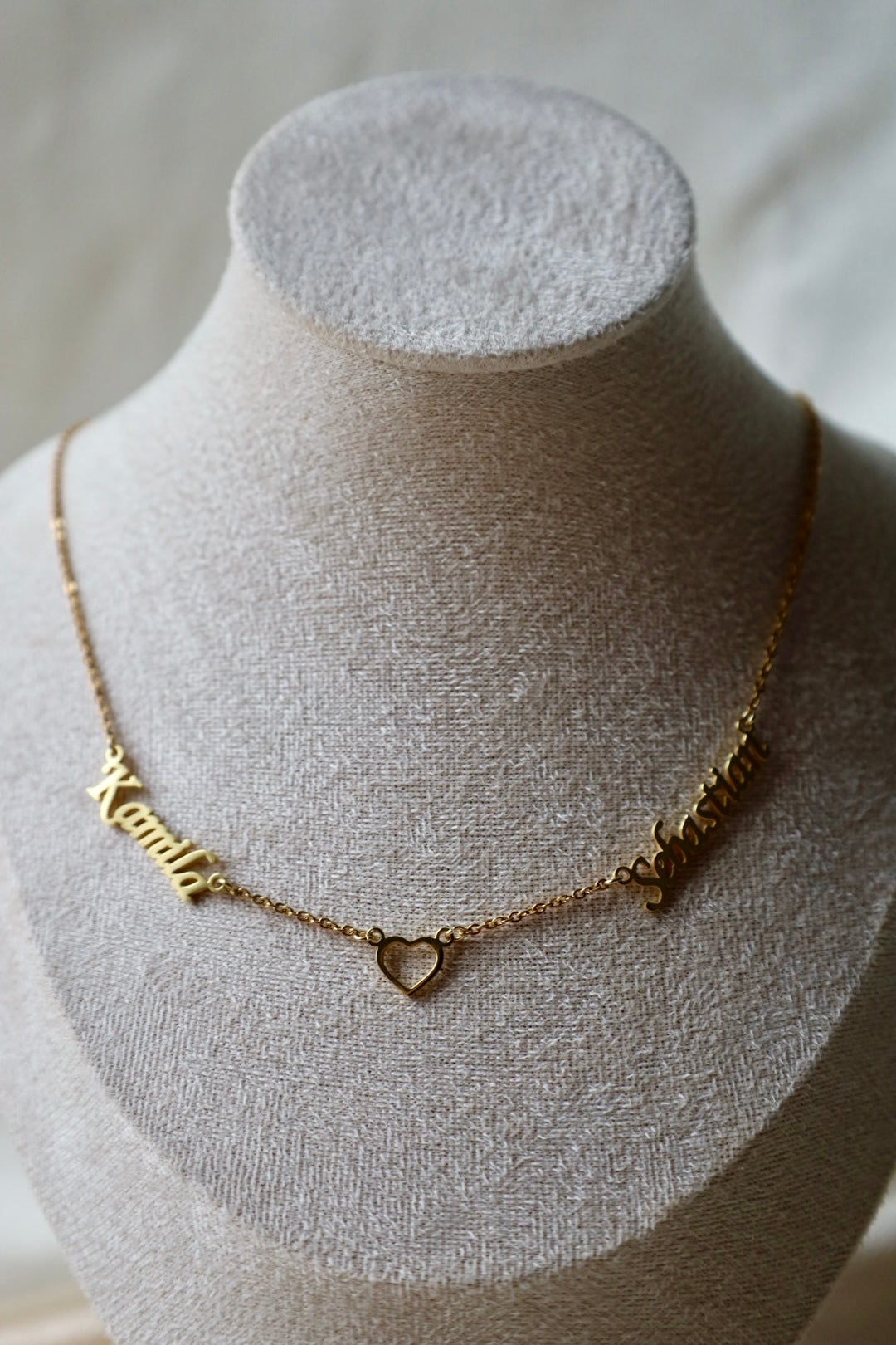 Double name necklace