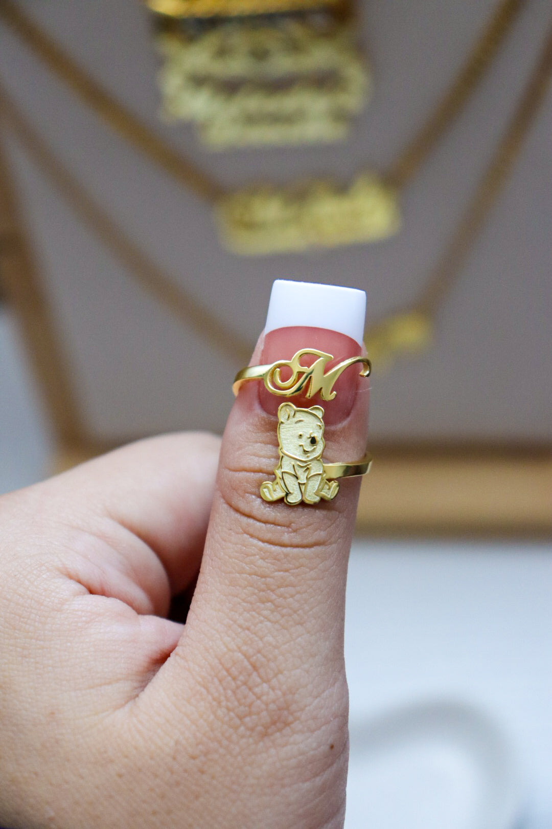Winnie Initial Ring