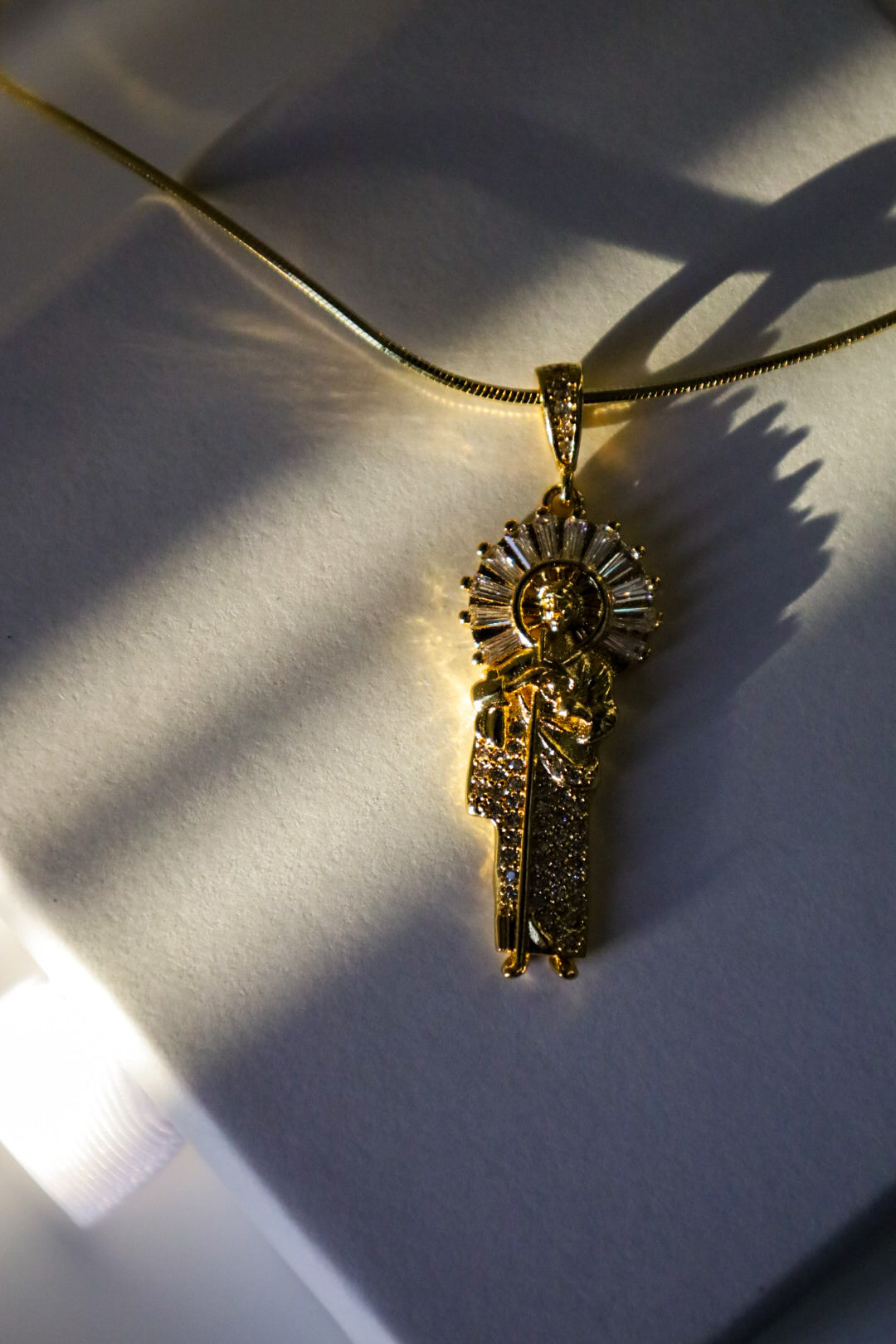 Icy San Judas necklace