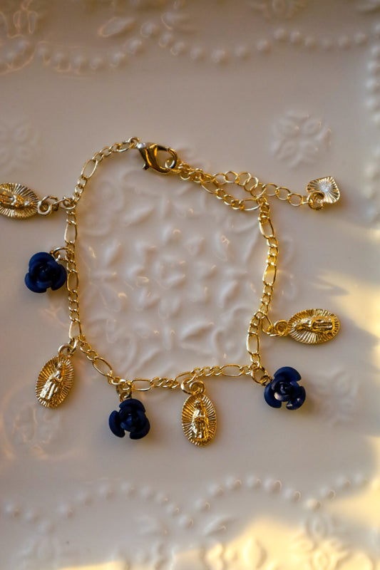 Rose virgencita bracelet