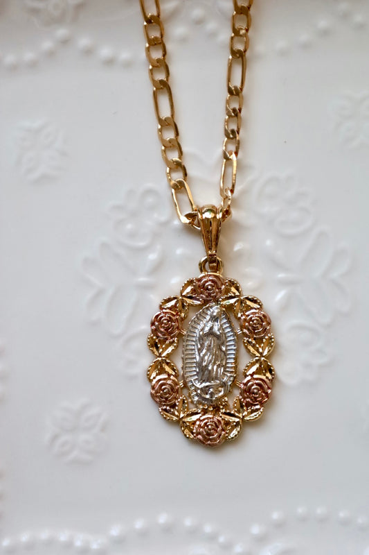 Bendecida virgencita necklace