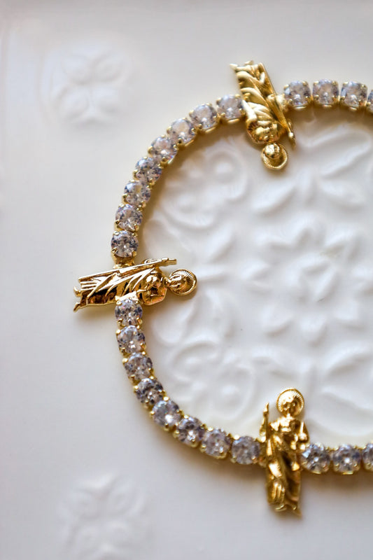 Icy San Judas bracelet