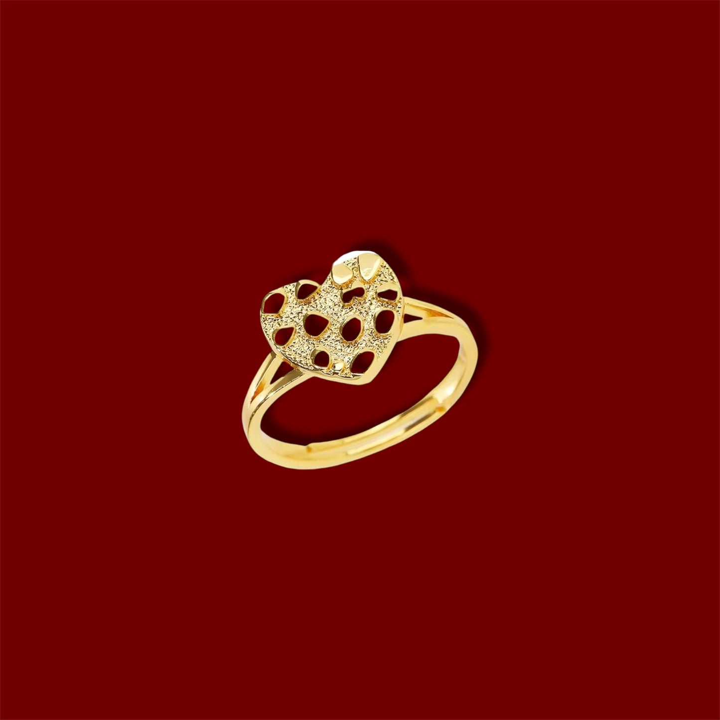 Heart Nugget Ring