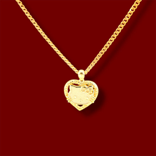 Hello Kitty Heart Nugget Necklace