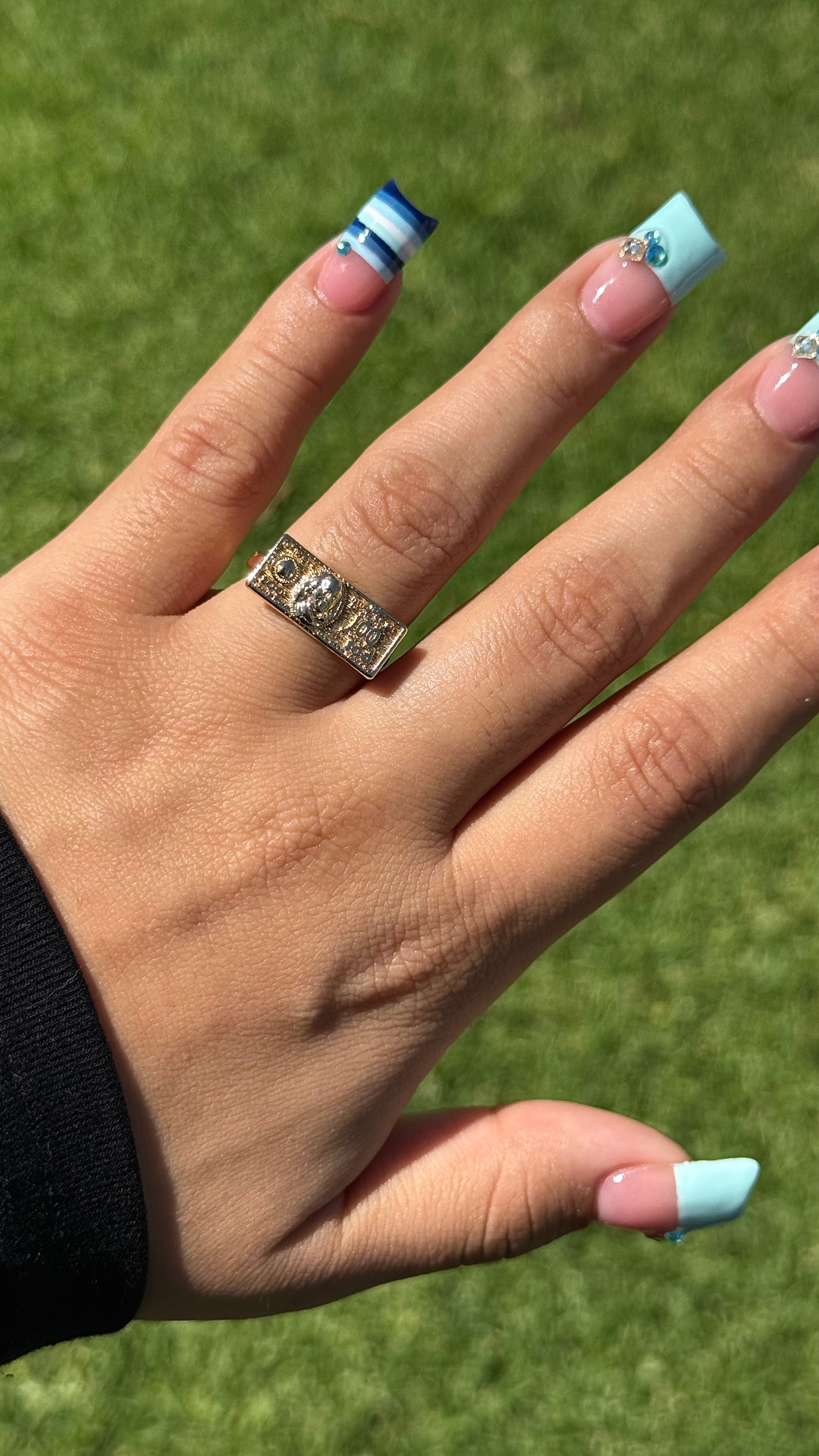 Benjamin Bill Ring - 14k gold plated