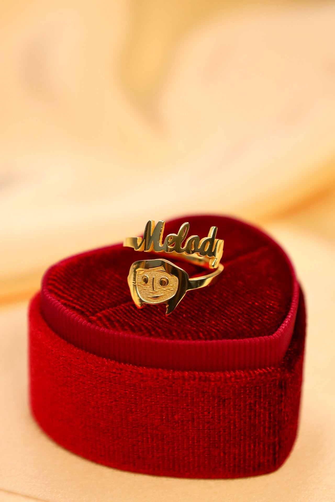 Custom Coraline Name Ring