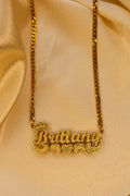 Custom 3D Crown Nameplate Necklace