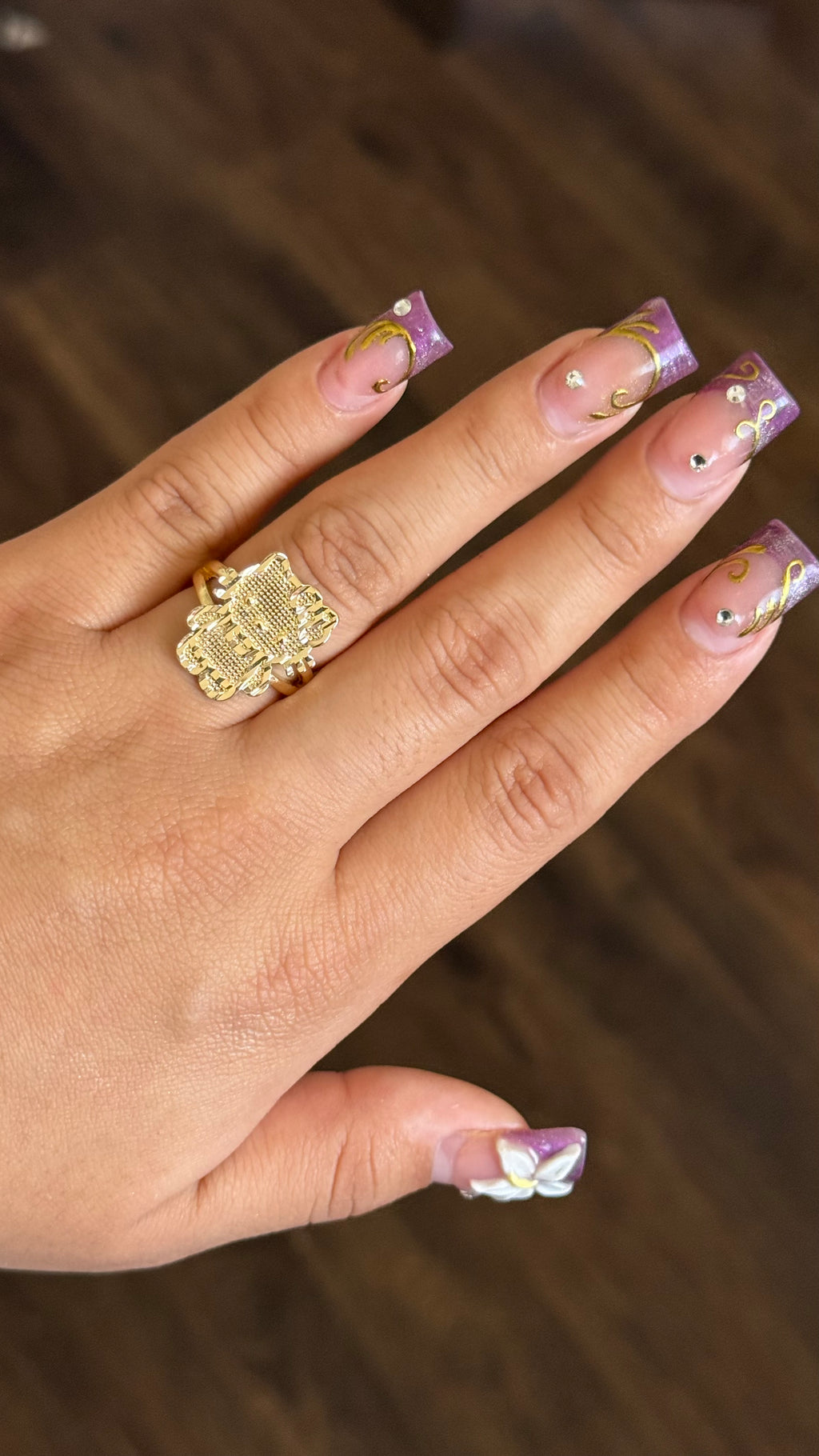 14k Full Hello Kitty Ring
