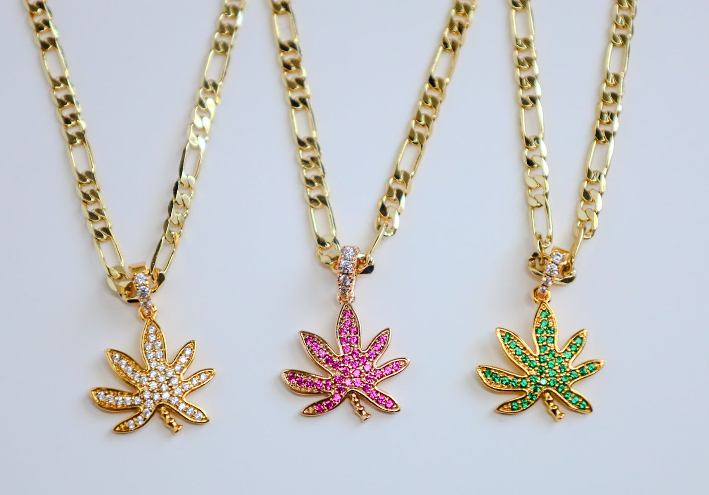 Sparkling Weed Necklace
