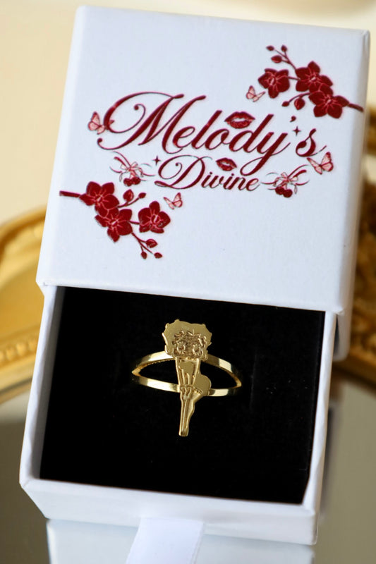 Betty Boop full body ring