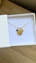 Coraline Button X Stars Necklace