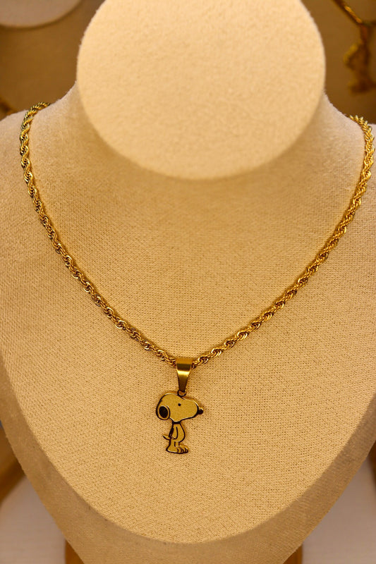 Snoopy pendant necklace