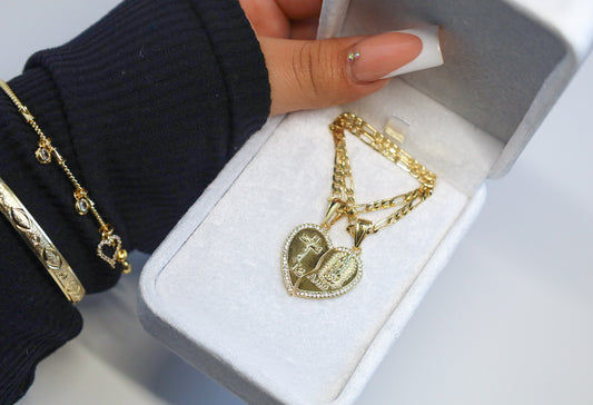 Breakable te amo necklace set