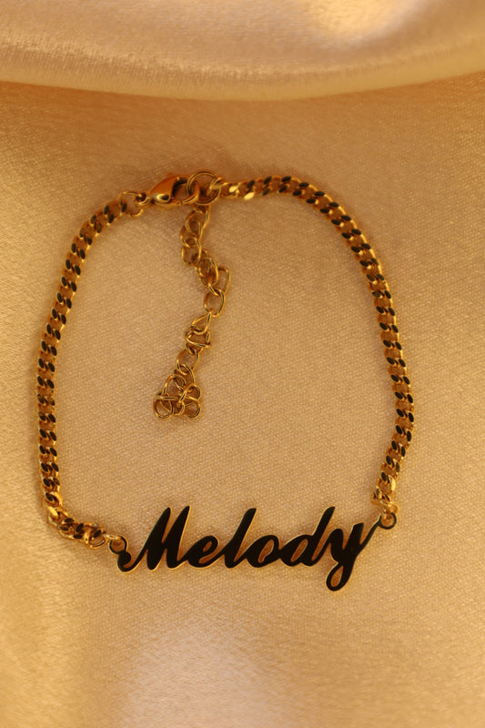 Custom name bracelet