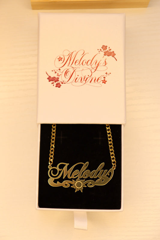 Rapunzel Name Necklace