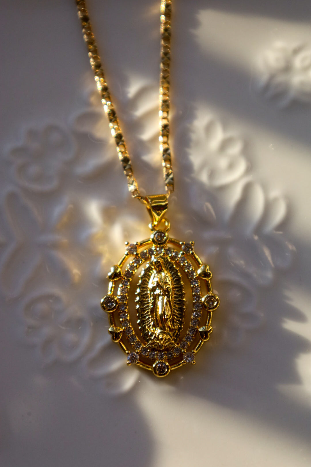 Elodie virgencita necklace