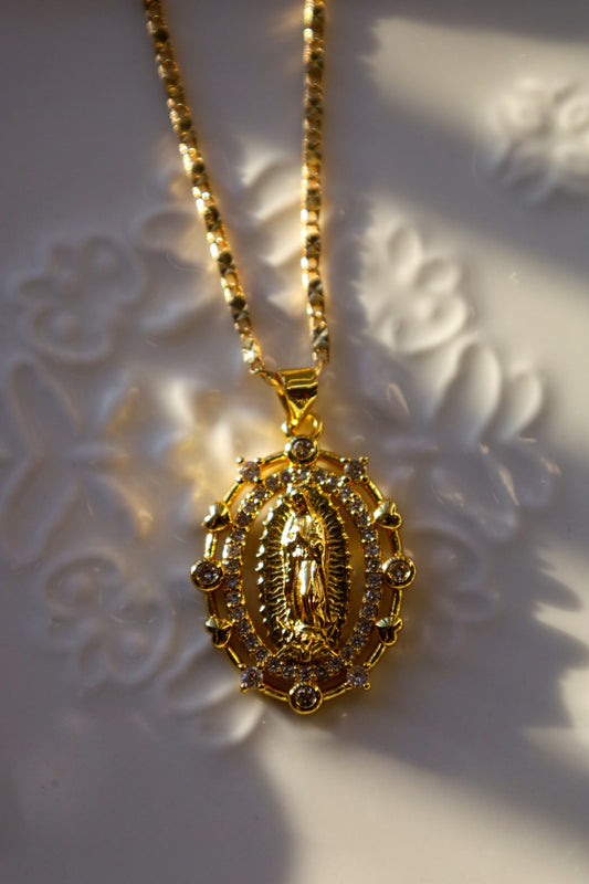 Elodie virgencita necklace