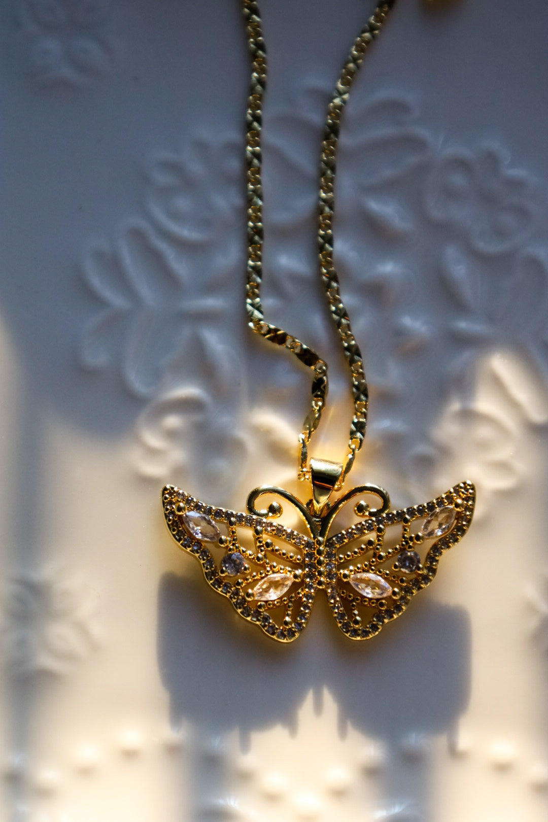 Idalia butterfly necklace