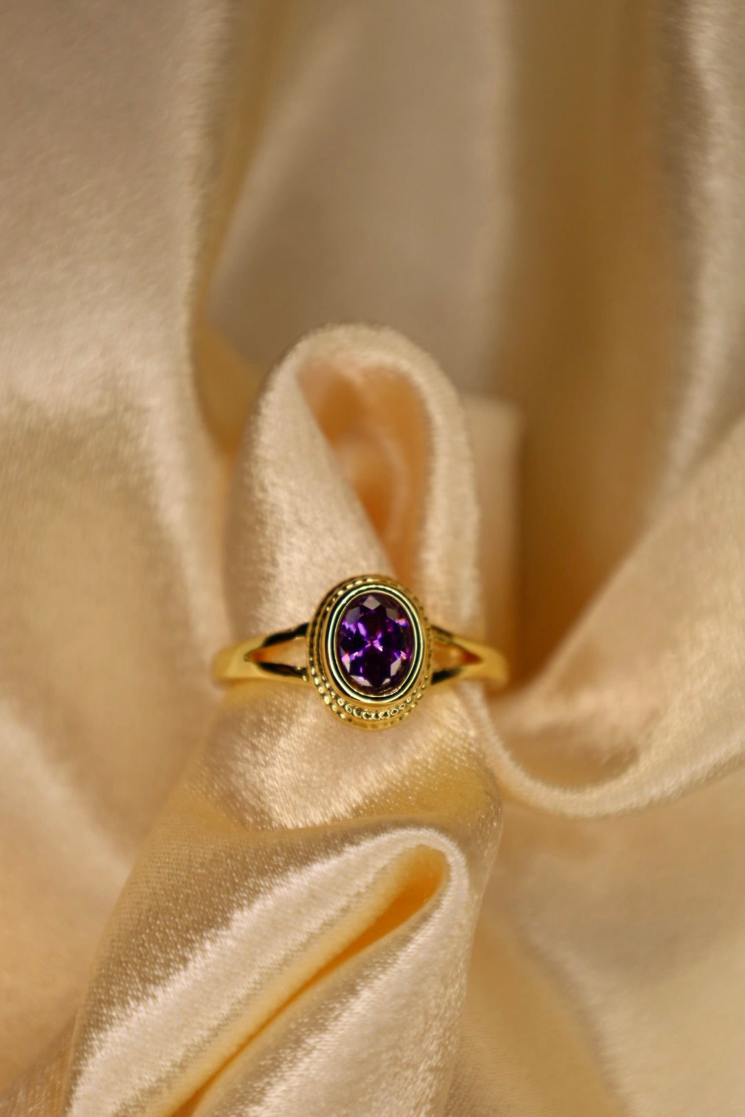 Lavender gold ring *Pre Order*