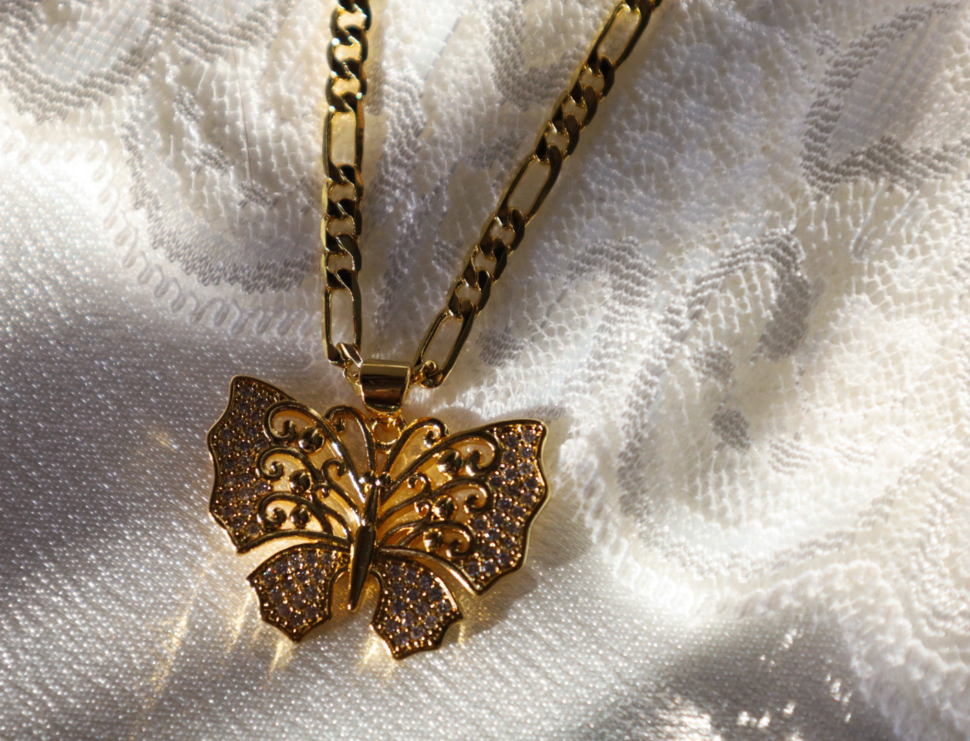 Marie Butterfly Necklace