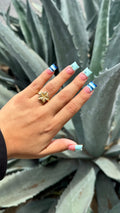 Chunky Plumeria Ring