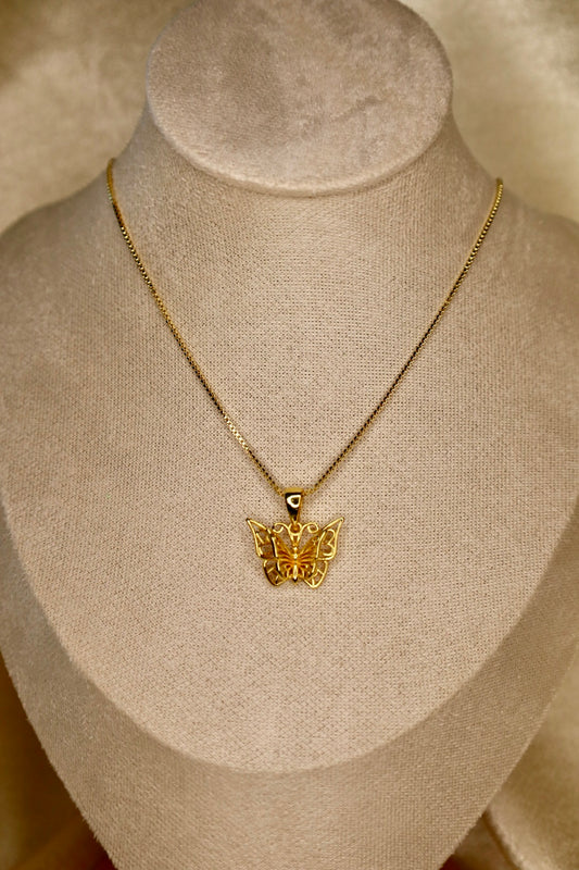 Florentina butterfly necklace