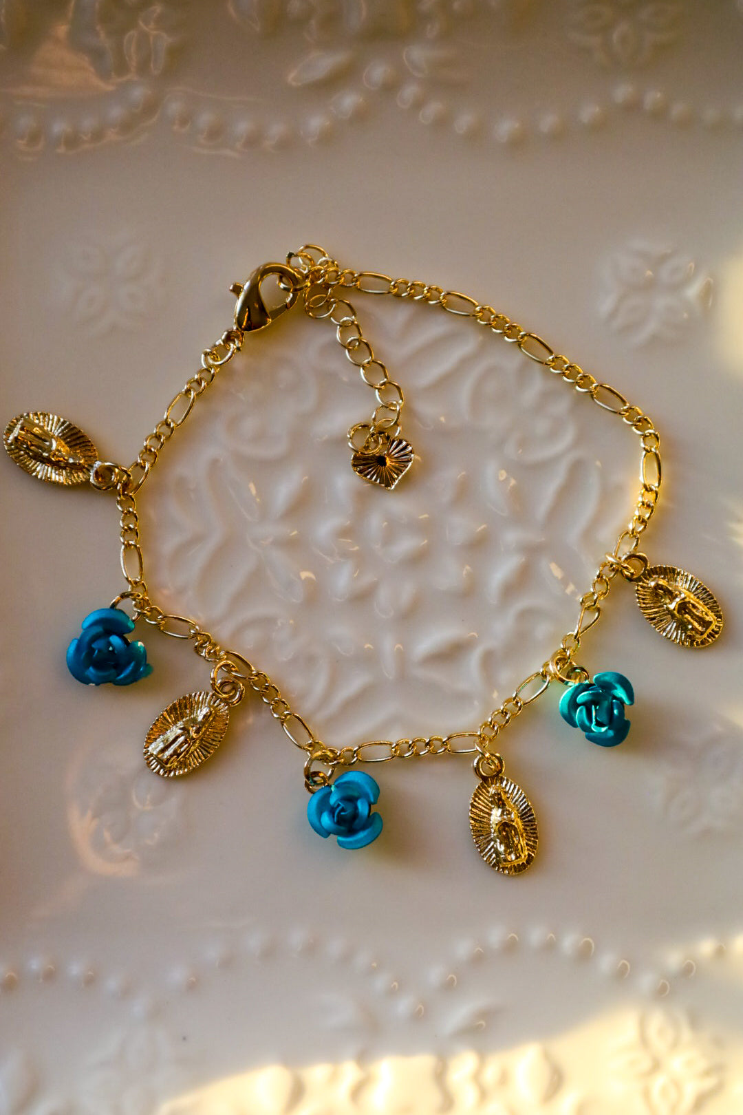 Rose virgencita bracelet
