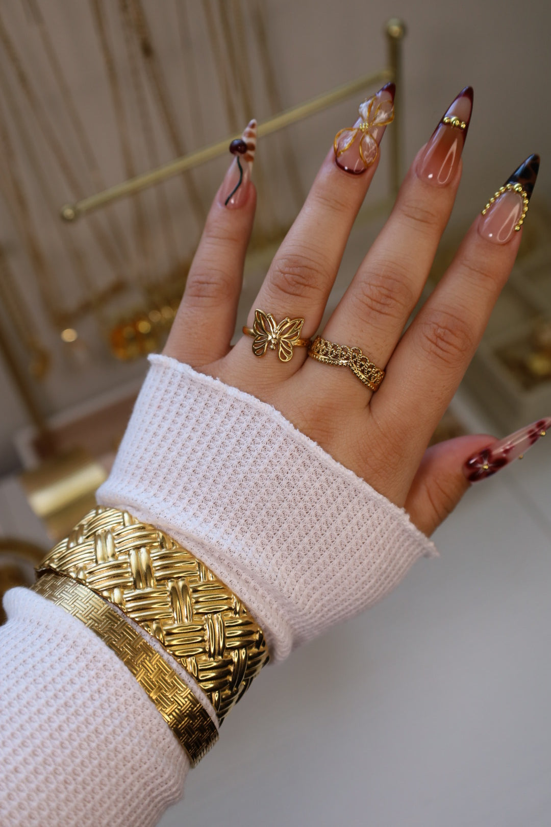 Golden Wings Ring