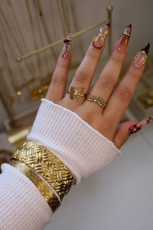 Golden Wings Ring