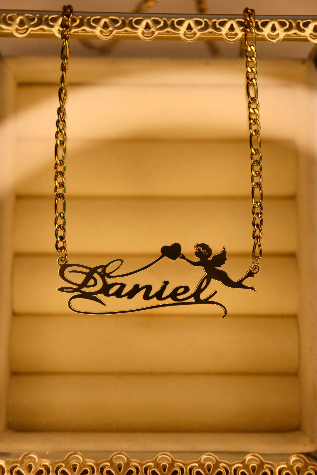 Cupid Custom Name Necklace