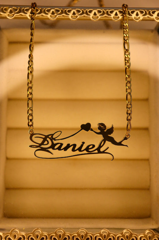 Cupid Custom Name Necklace