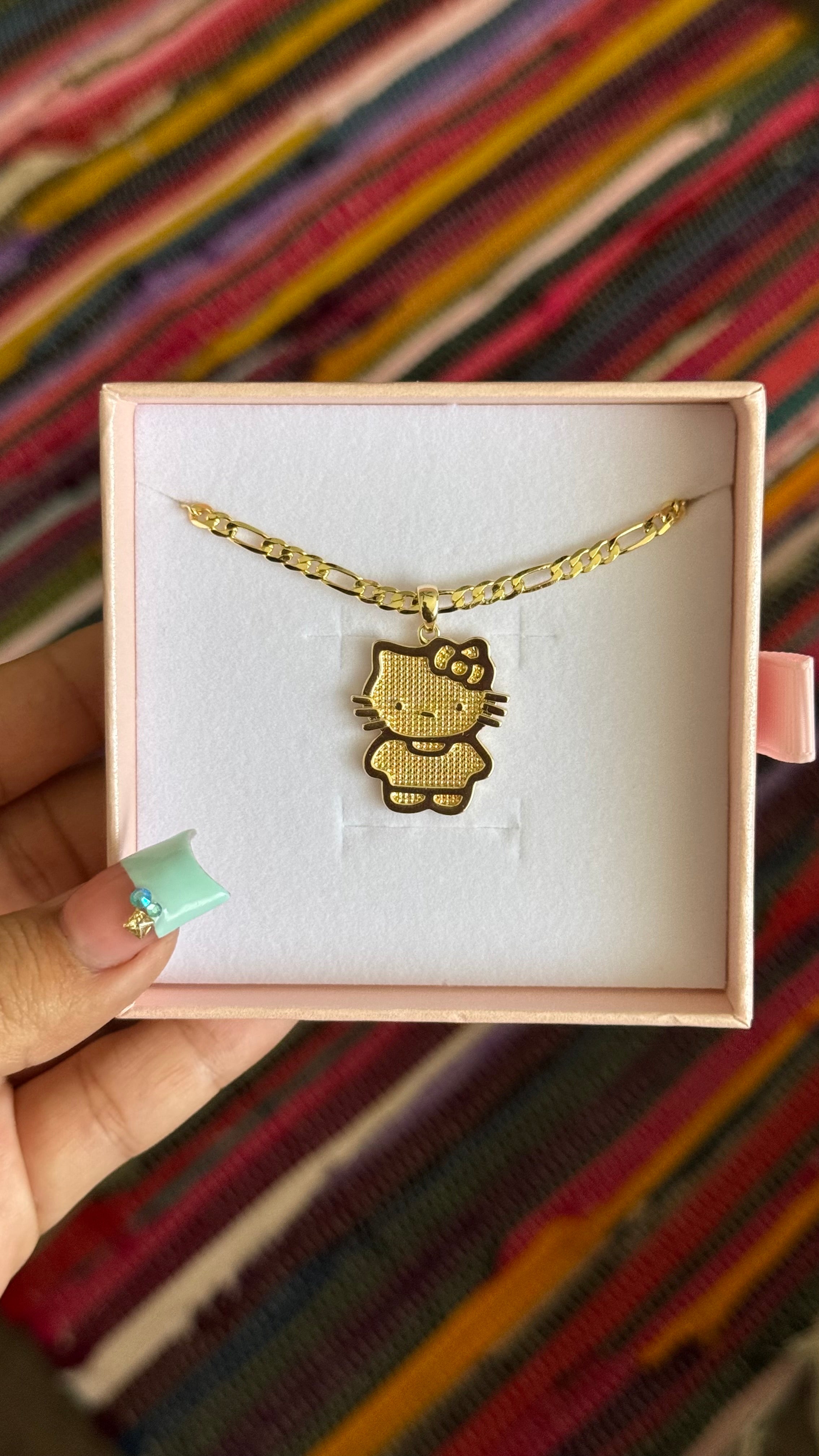 Full Hello Kitty Necklace - 14k gold plated