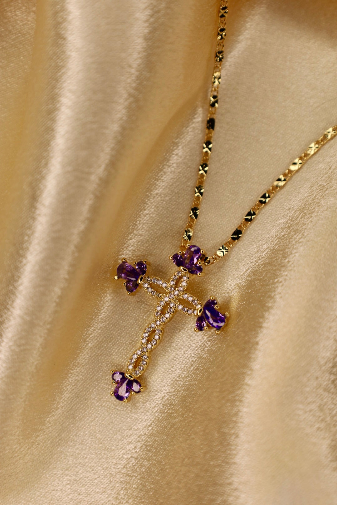 “Glory” cross necklace