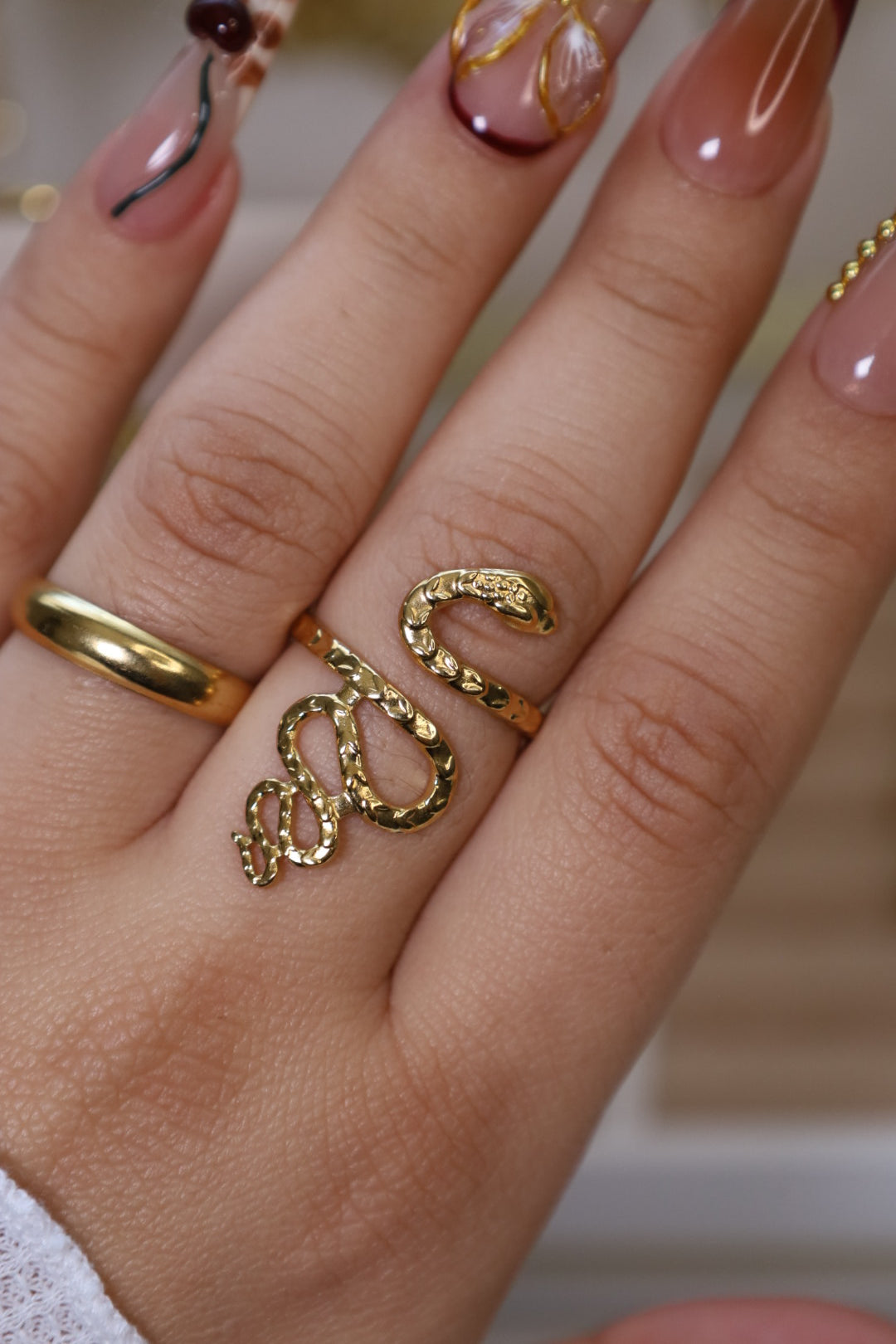 Celestial Serpent Ring