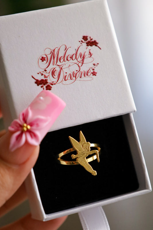 Tinker Bell Fairy Ring – 18k Gold Plated