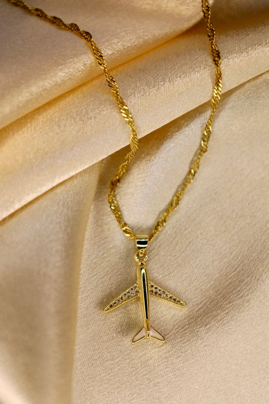 Airplane necklace