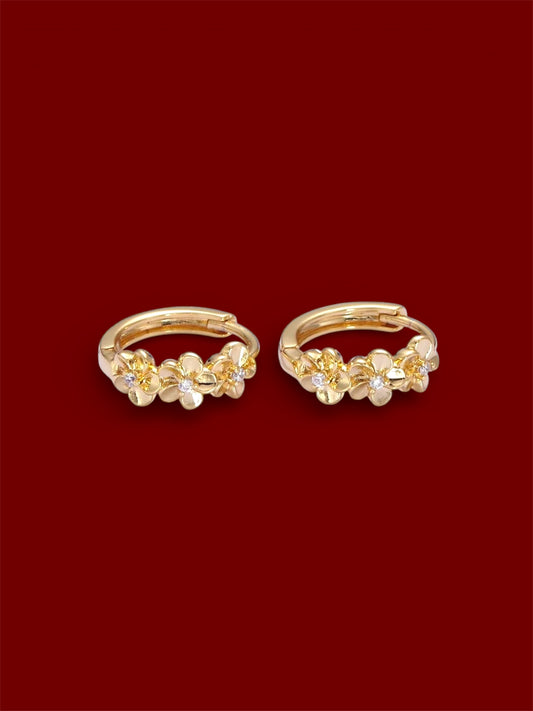 Kalei Flower Hoops