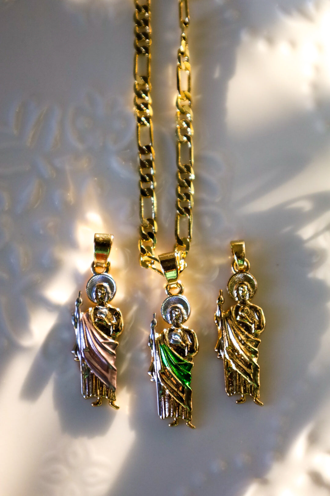 Mini san judas necklace