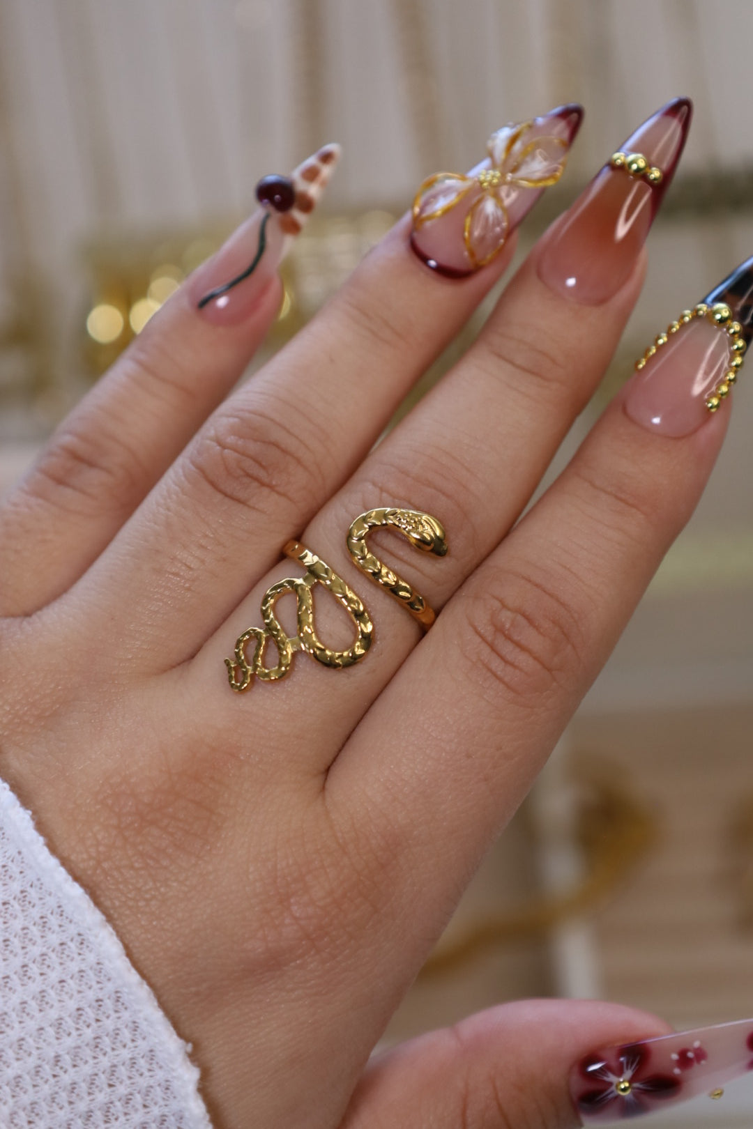 Celestial Serpent Ring