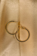 “Marilena” gold hoop earrings