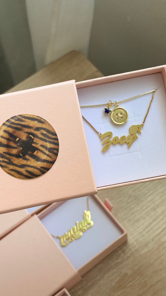 Custom Barbie Inspired Name Necklace