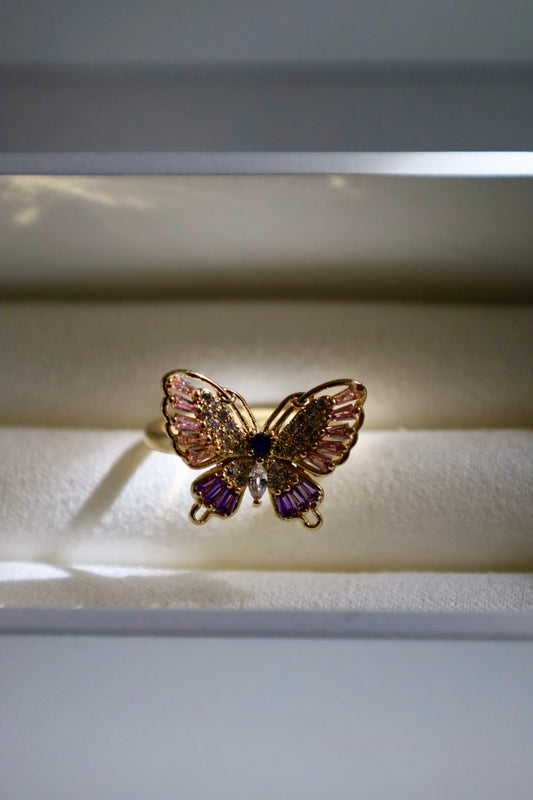 Eslie butterfly ring (adjustable)