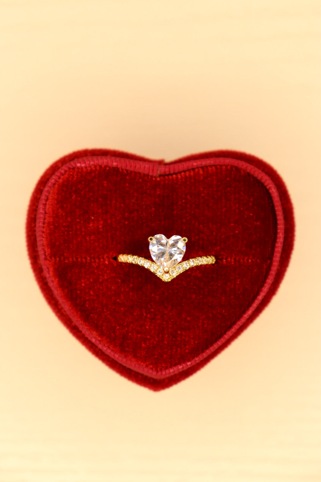 Princess heart ring