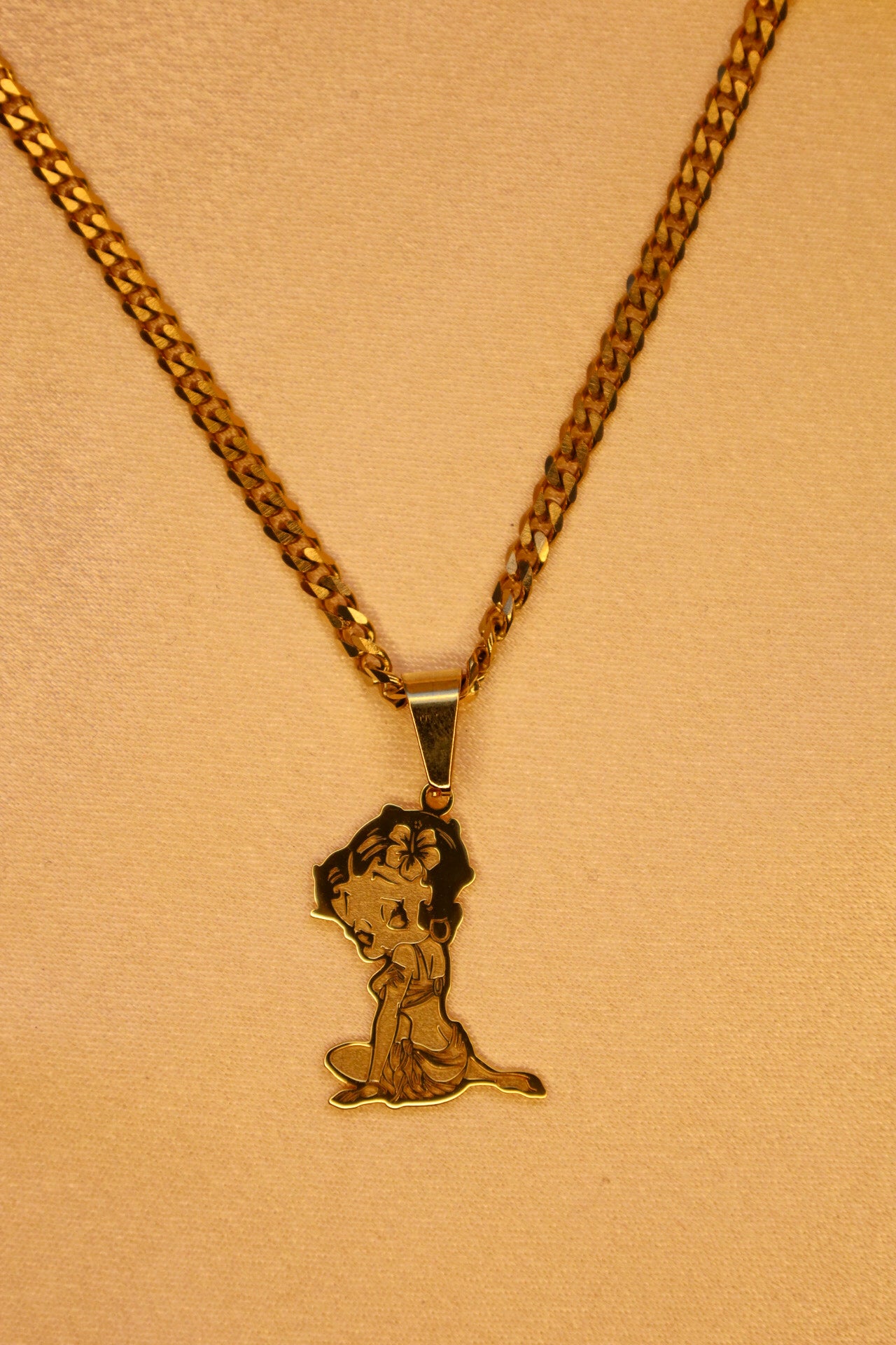 Divine Tropic Betty Boop Necklace