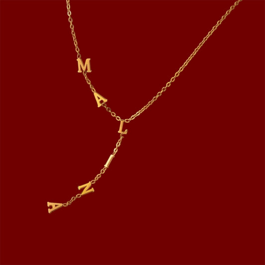 Dangling Custom Name Necklace