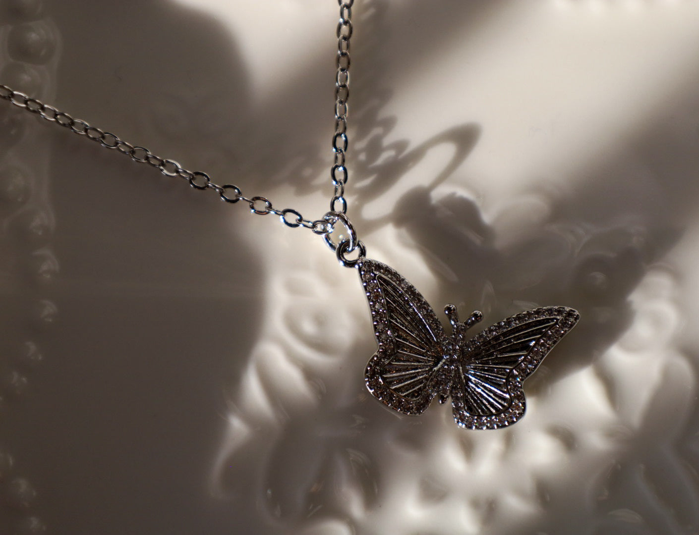 Serenity butterfly necklace