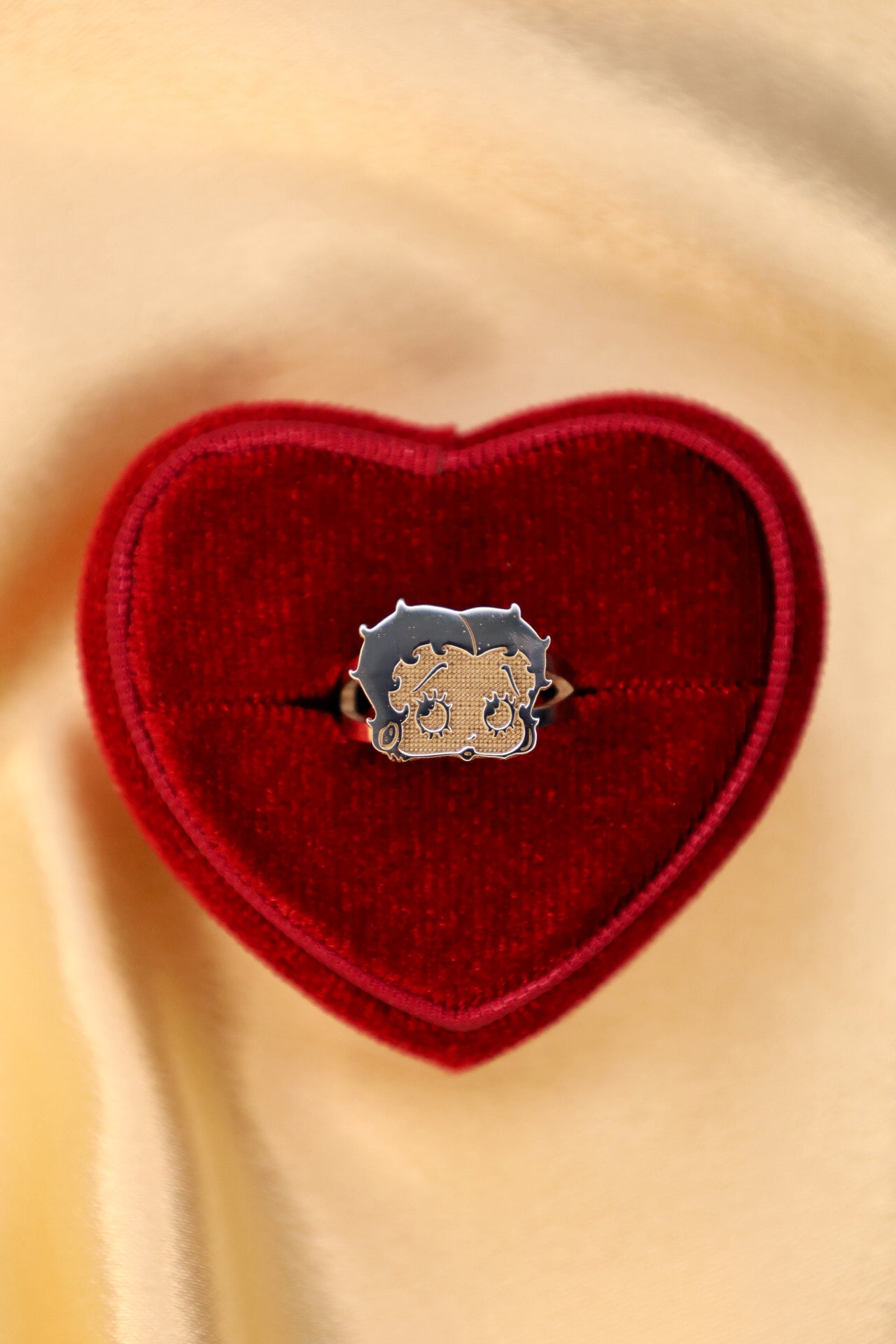 Betty Boop Face Ring